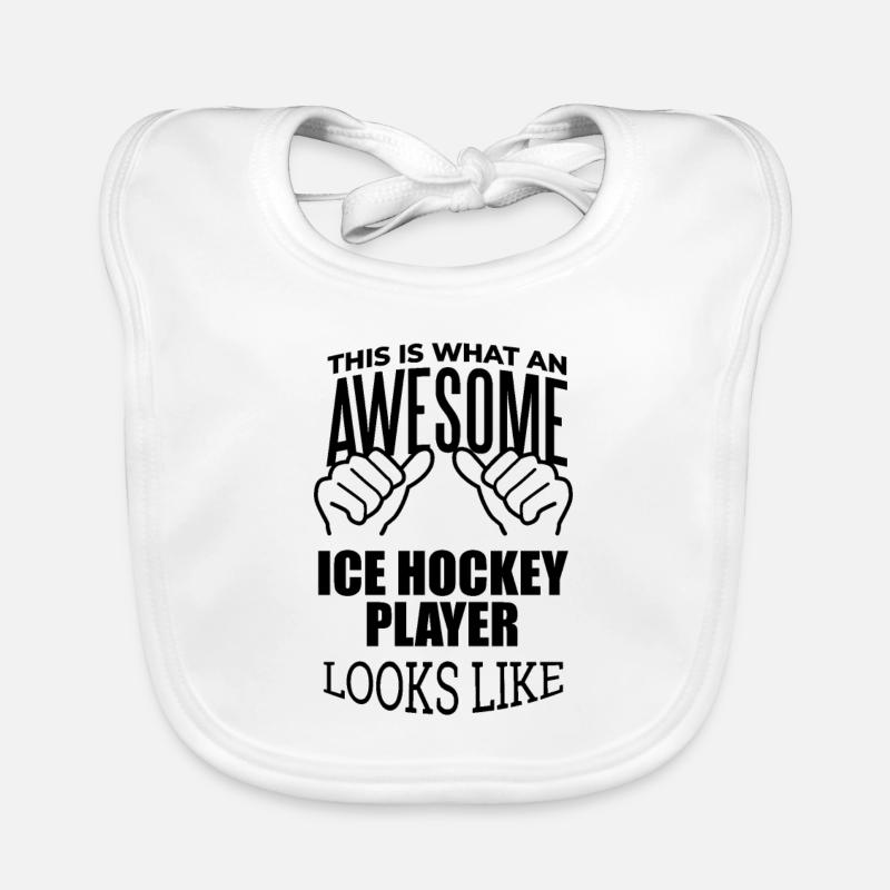 Eishockey Eishockey Eishockey Baby Bio-Lätzchen