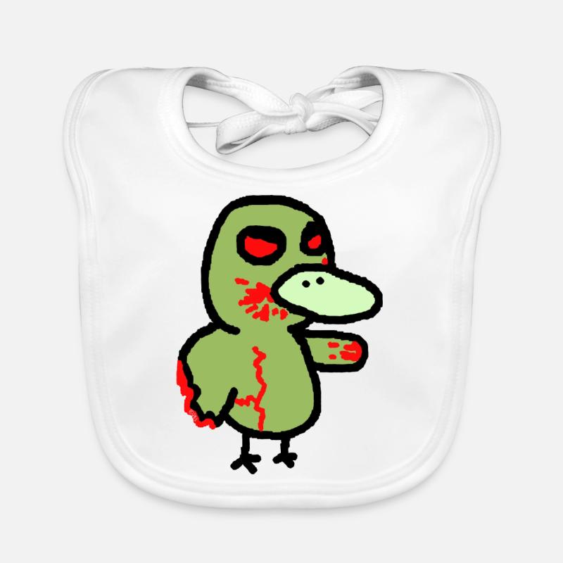 Canard zombie Bavoir bio Bébé