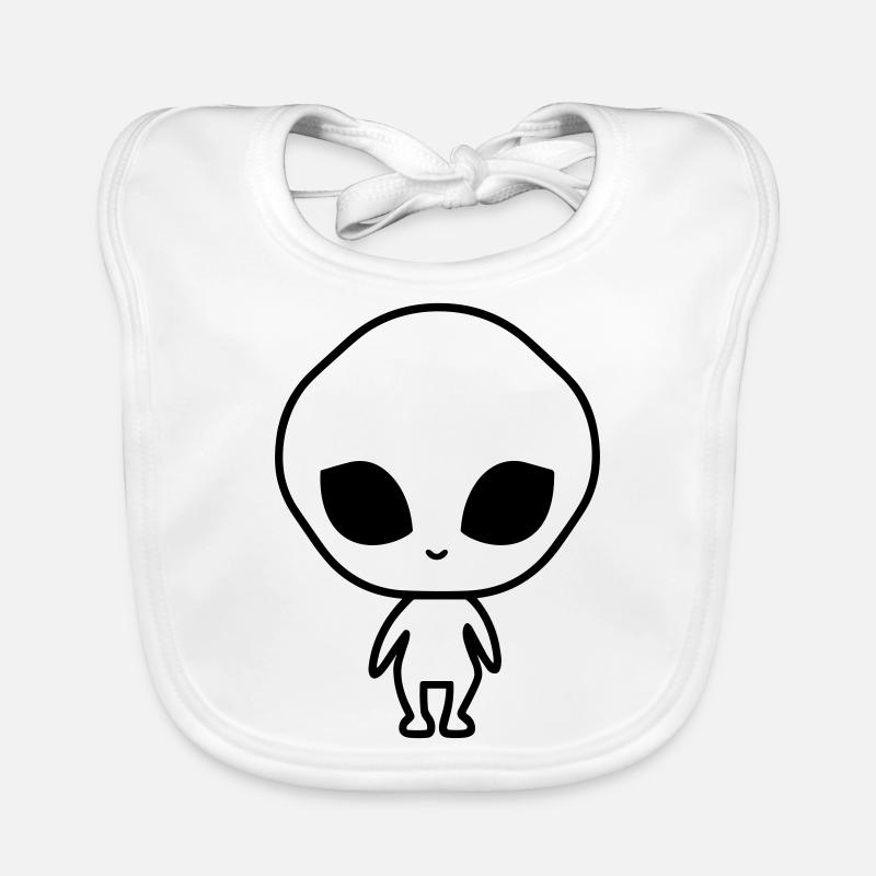 Außerirdischer Baby Bio-Lätzchen