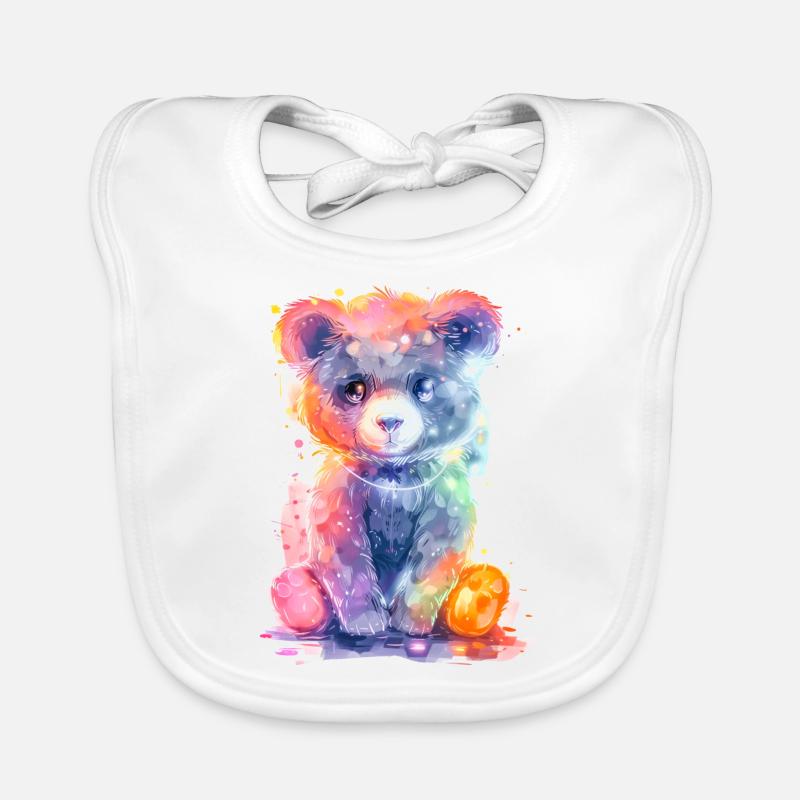 Neon Baer Baby Bio-Lätzchen