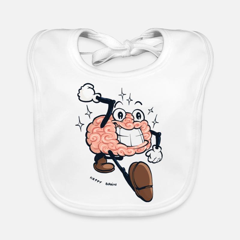 Happy Brain Organic Baby Bibs