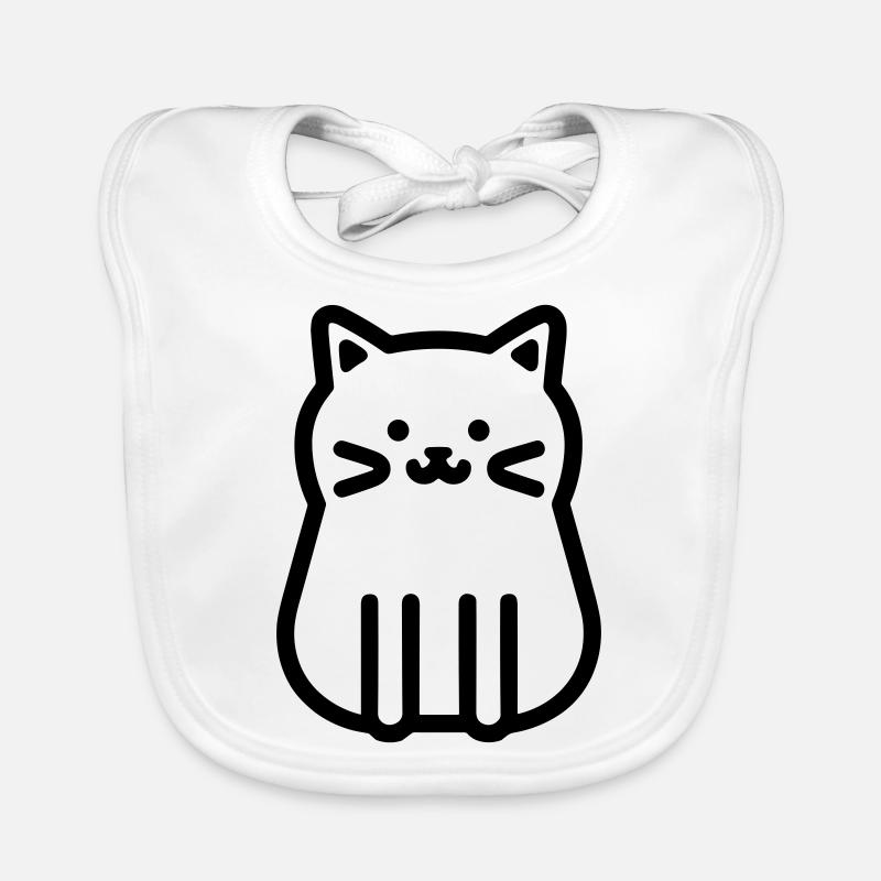 cat Organic Baby Bibs