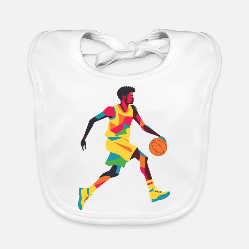 Basketteur Basketteur Bavoir bio Bébé