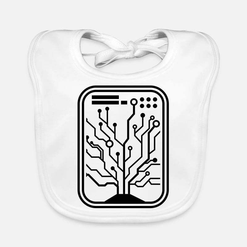 Micro Chip Organic Baby Bibs