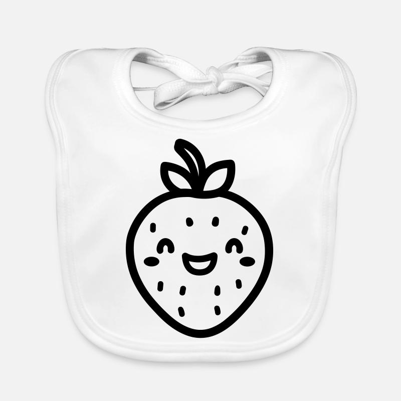 strawberry Organic Baby Bibs