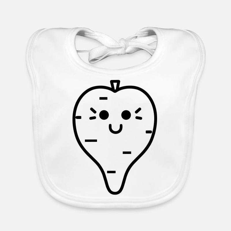 Carotte Bavoir bio Bébé