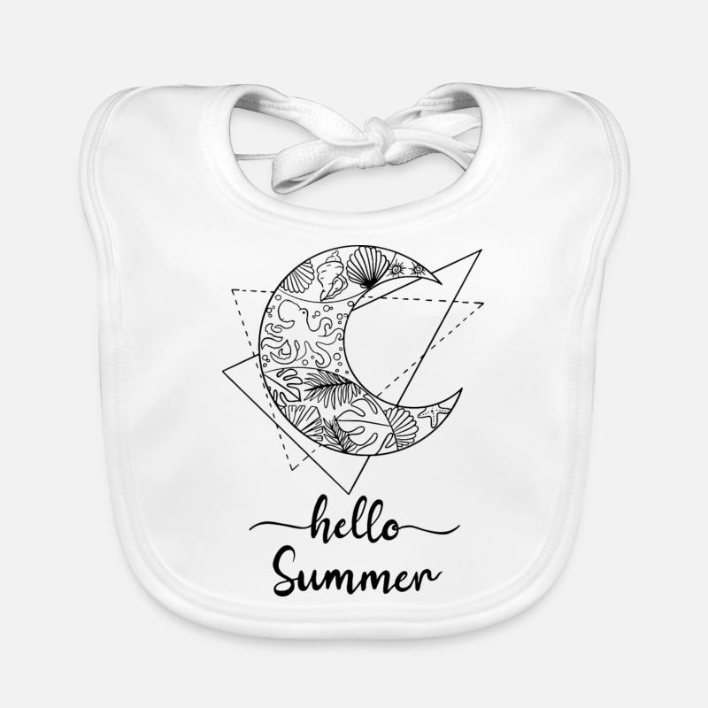 Hello Summer Organic Baby Bibs