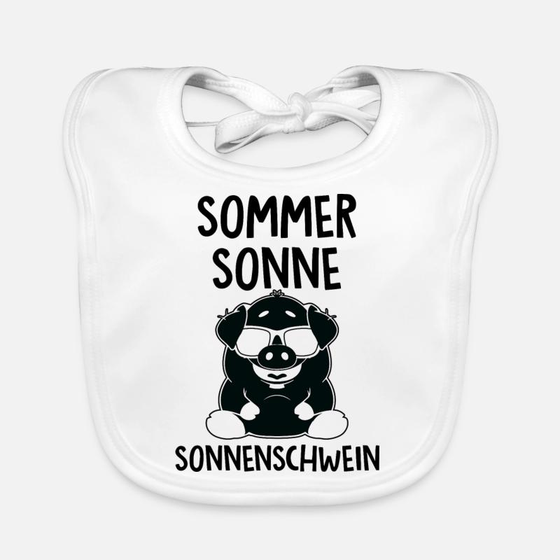 Lustiger Spruch Bild Witzig Humor Geschenkidee Baby Bio-Lätzchen