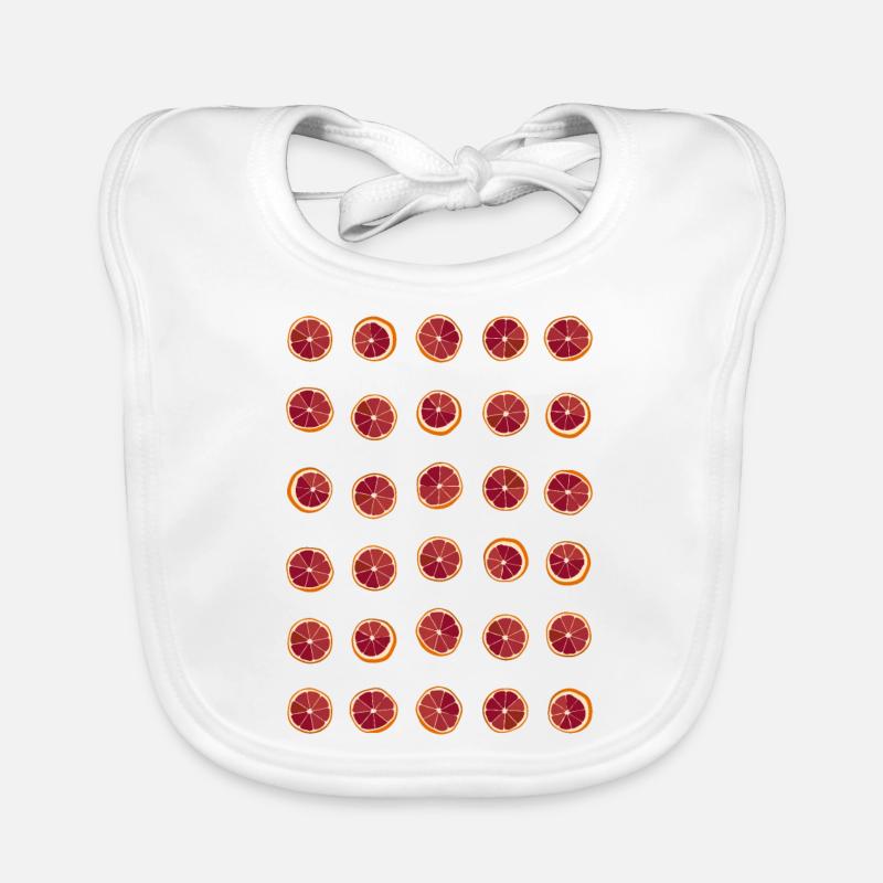dried blood oranges Organic Baby Bibs
