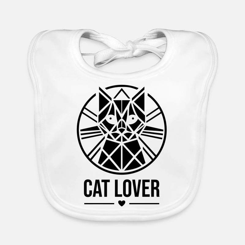 Catlover Cat Lover Design Bavoir bio Bébé