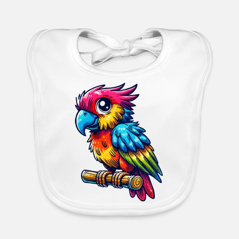 parrot Organic Baby Bibs