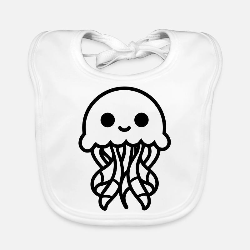 Jellyfish Organic Baby Bibs