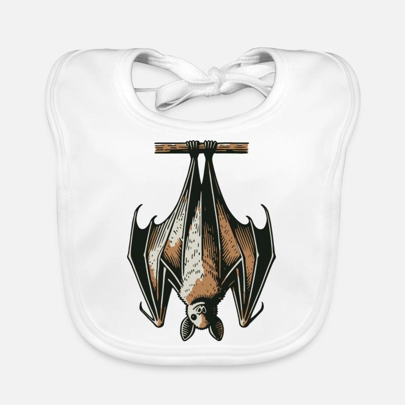 Bat Organic Baby Bibs