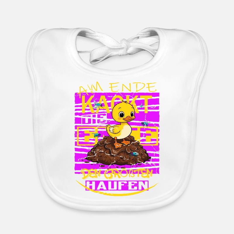 Duck poops ! Organic Baby Bibs