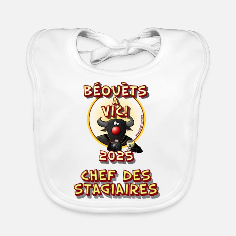 beouets 2025 Chef Des Stagiares Bavoir bio Bébé