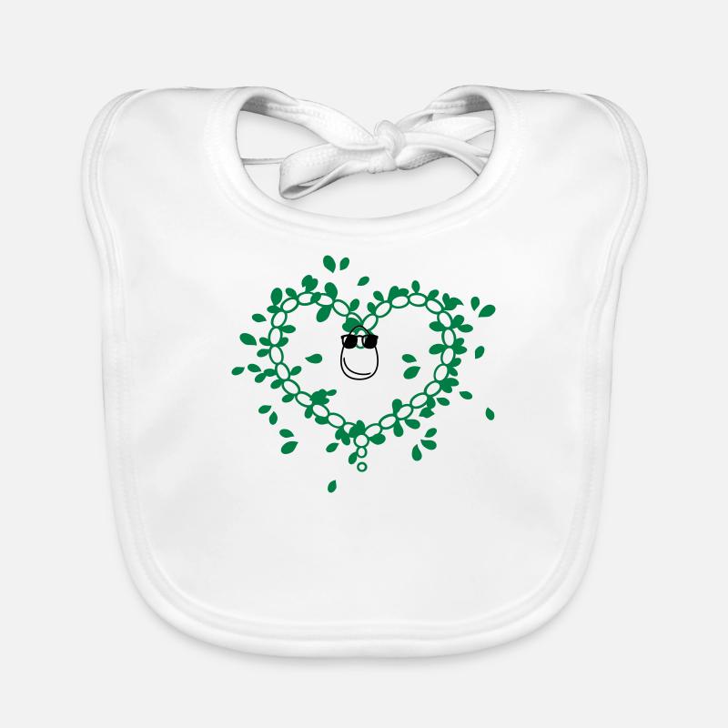 Cool Egg head / Cool Eierkopf (3c) Organic Baby Bibs