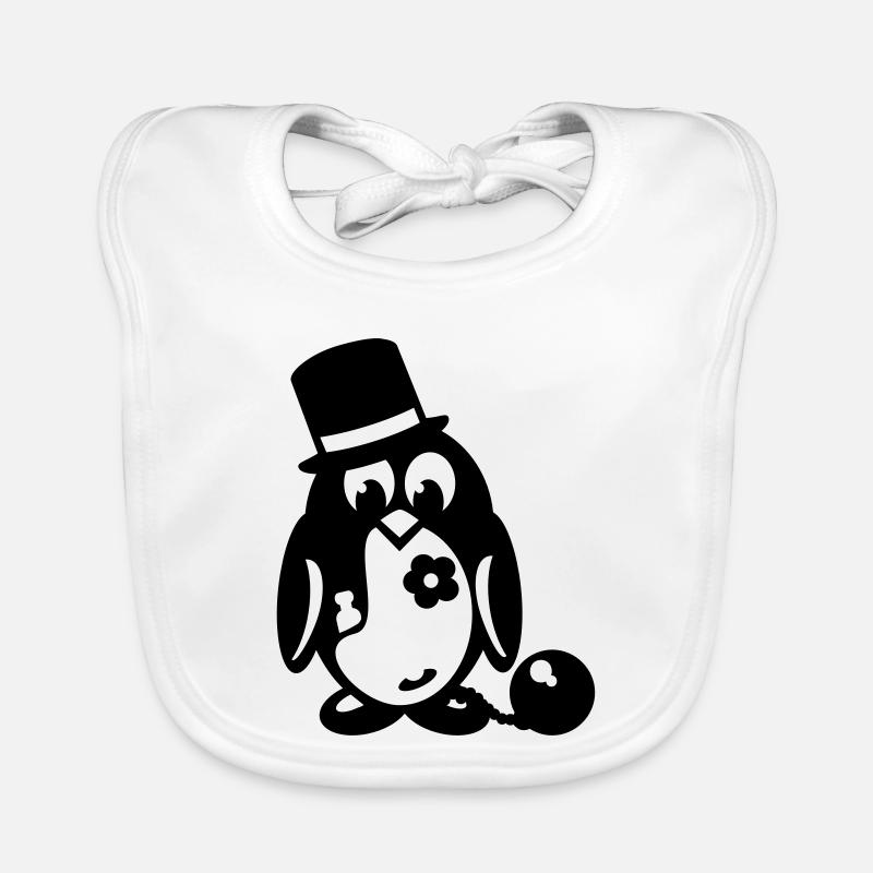 pingouin baccalauréat Bavoir bio Bébé