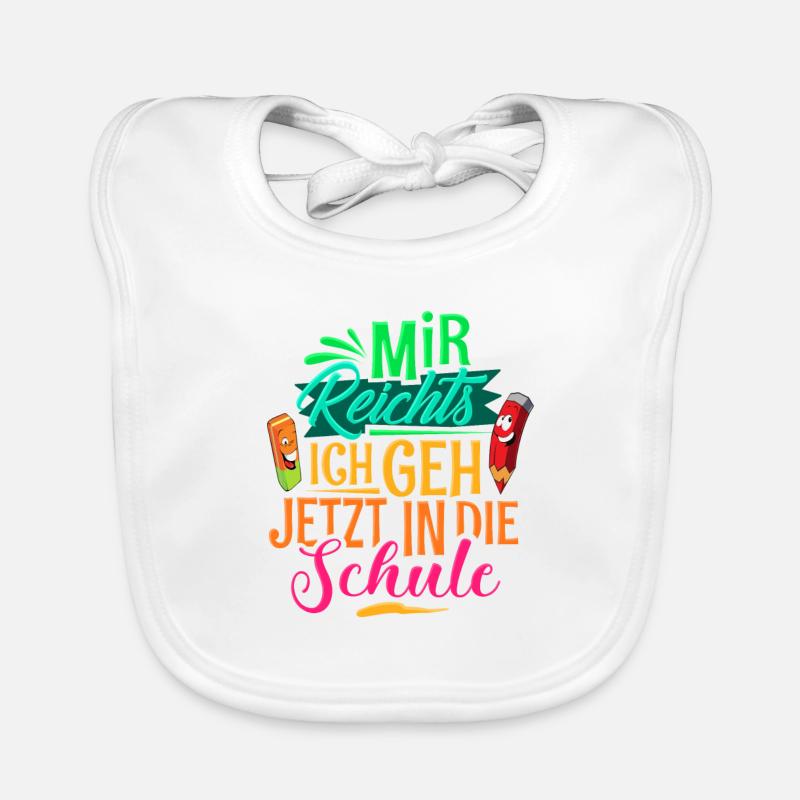 Einschulung Baby Bio-Lätzchen