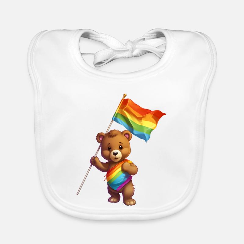 Love is a Bear Necessity Organic Baby Bibs