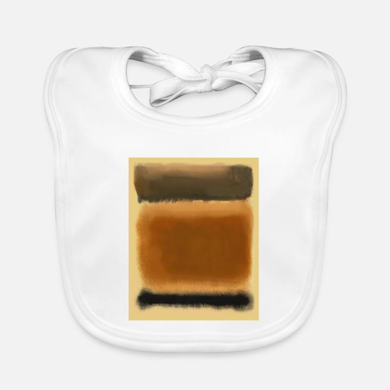 Rothko art in digital style Organic Baby Bibs