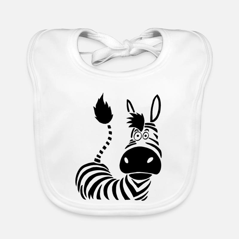 Zebra stripes Organic Baby Bibs