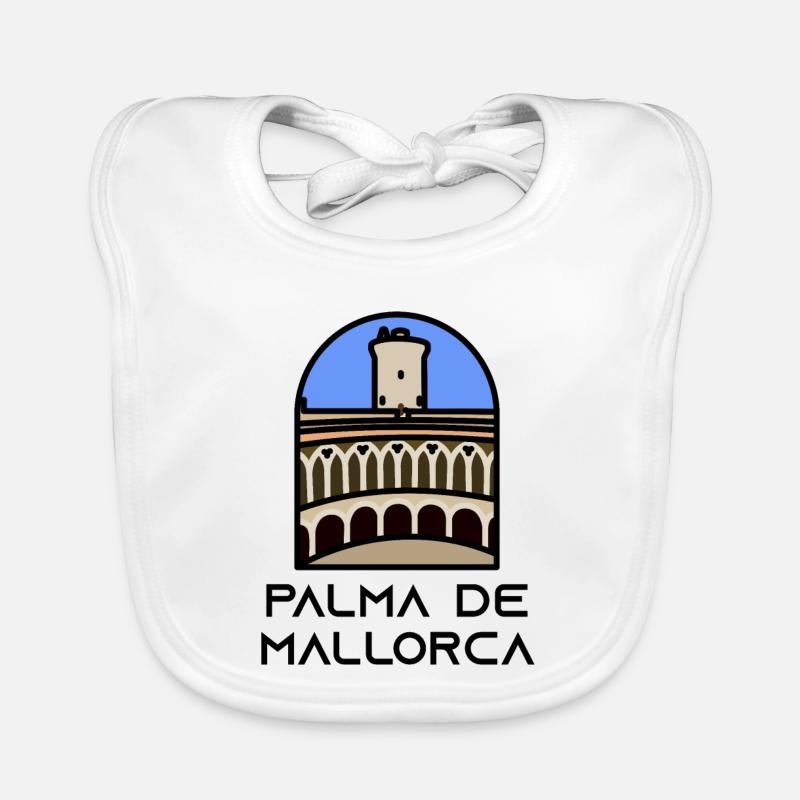 Palma de Majorque - Château de Bellver Bavoir bio Bébé