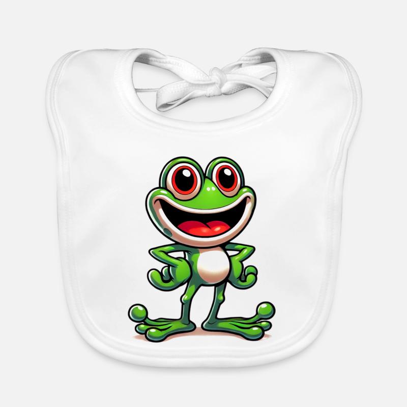 Frog Organic Baby Bibs