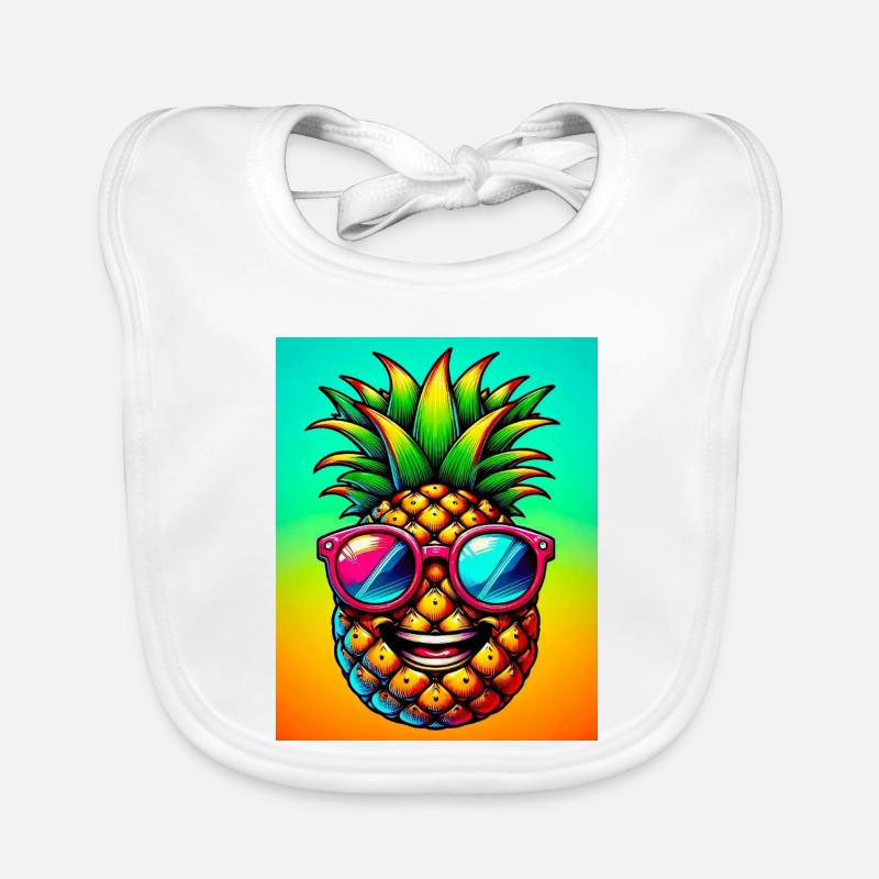 Ananas Baby Bio-Lätzchen
