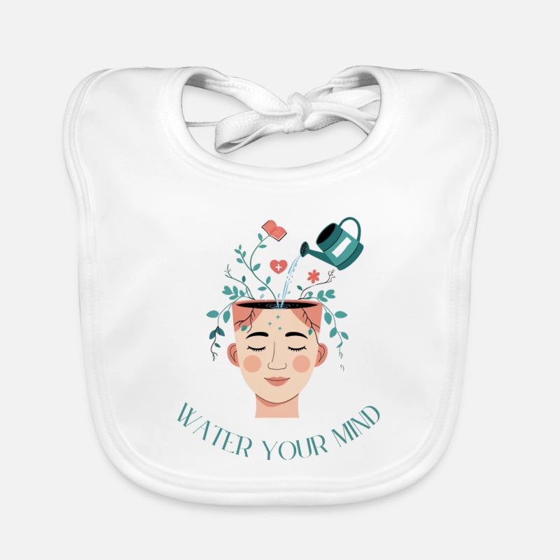 Bewusstseinspflege water your mind Baby Bio-Lätzchen