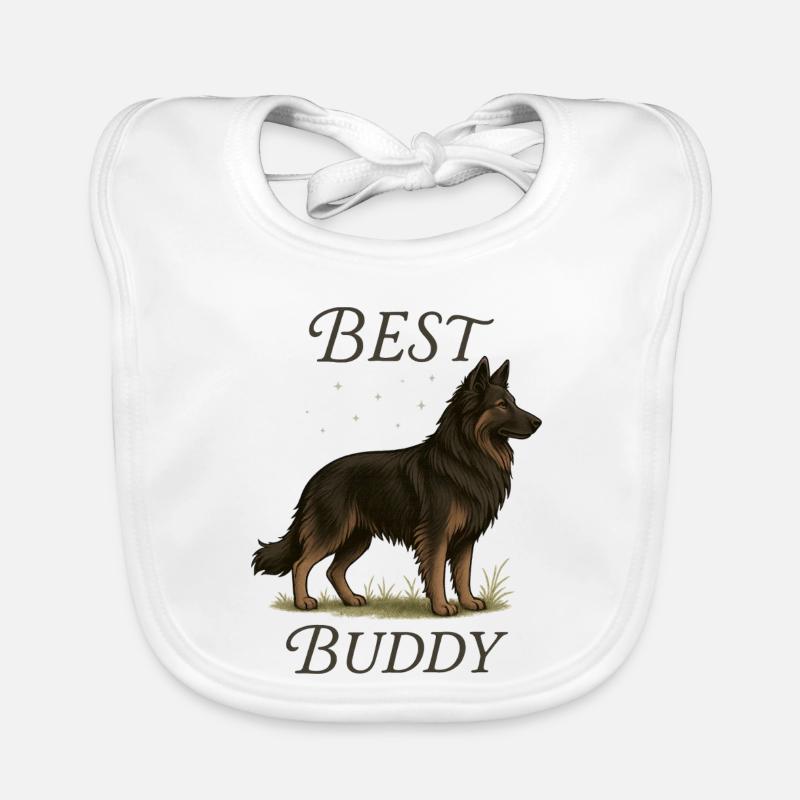 Altdeutscher Schäferhund – Best Buddy Baby Bio-Lätzchen