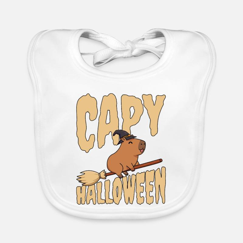 Capybara halloween Bavoir bio Bébé