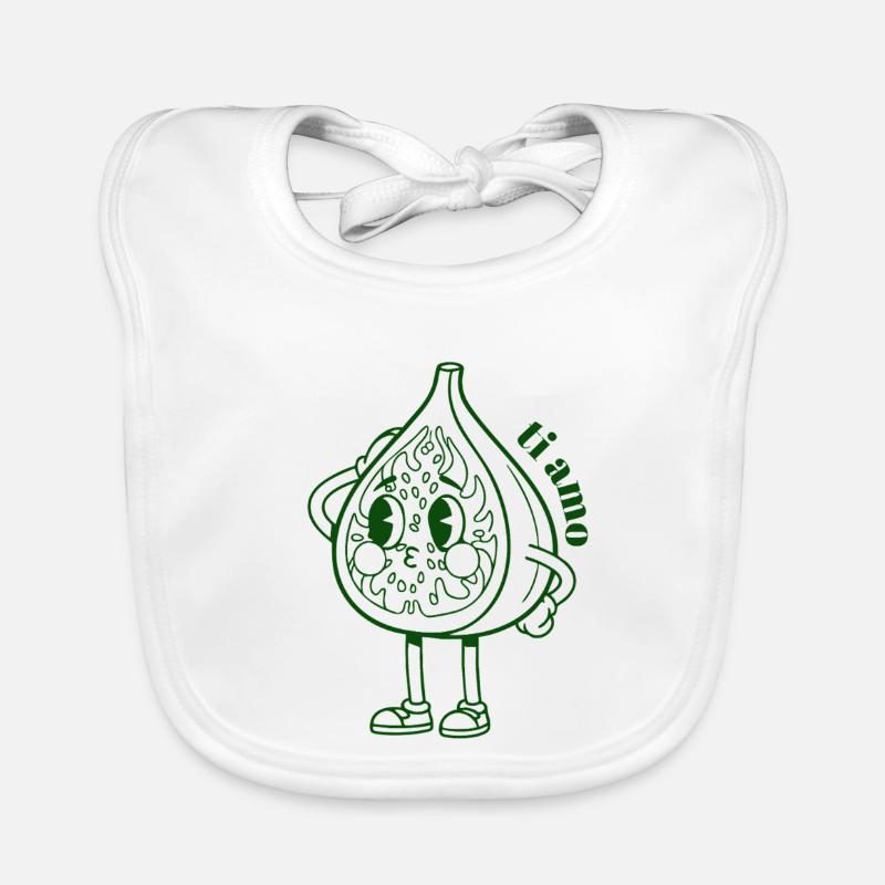 Feuille de vigne Bavoir bio Bébé