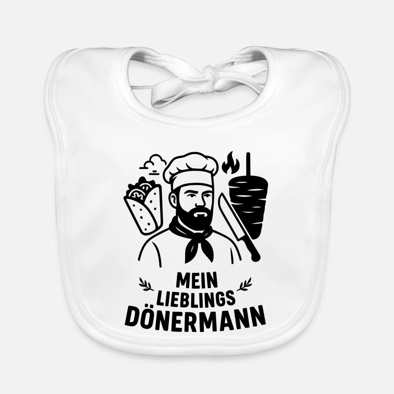 Kebab préféré Bavoir bio Bébé