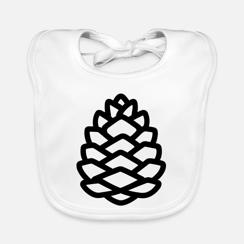 Pine Cone Organic Baby Bibs