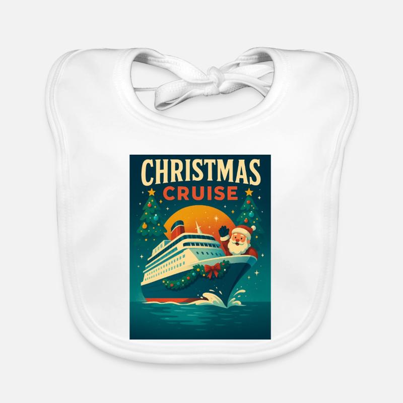 Weihnachtskreuzfahrt Baby Bio-Lätzchen
