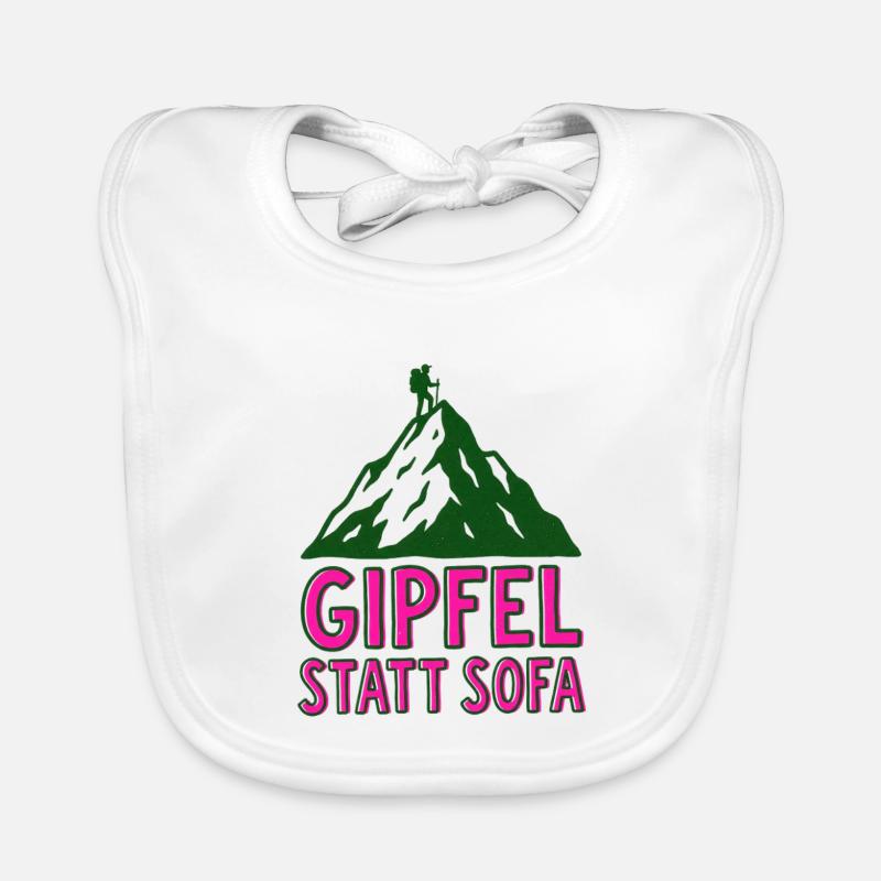 Gipfel statt Sofa Baby Bio-Lätzchen