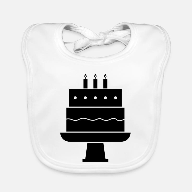 Gâteau d'anniversaire Bavoir bio Bébé