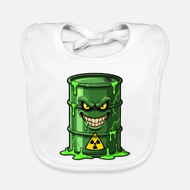 Grim Poison Barrel Organic Baby Bibs