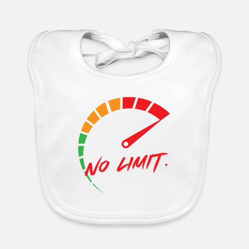 No limit: speed display Organic Baby Bibs