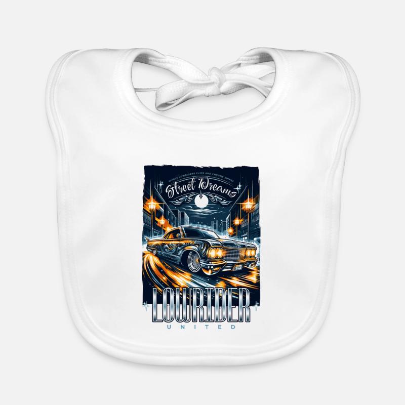 Nuits de lowriders de rêve de rue Bavoir bio Bébé