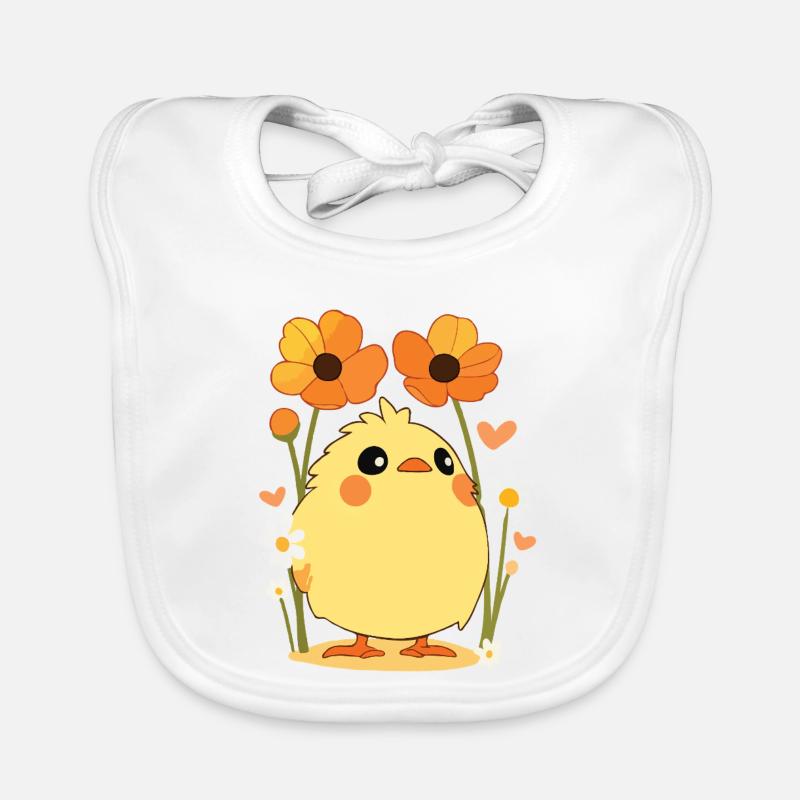 Joyeux Millésime de Pâques Bavoir bio Bébé