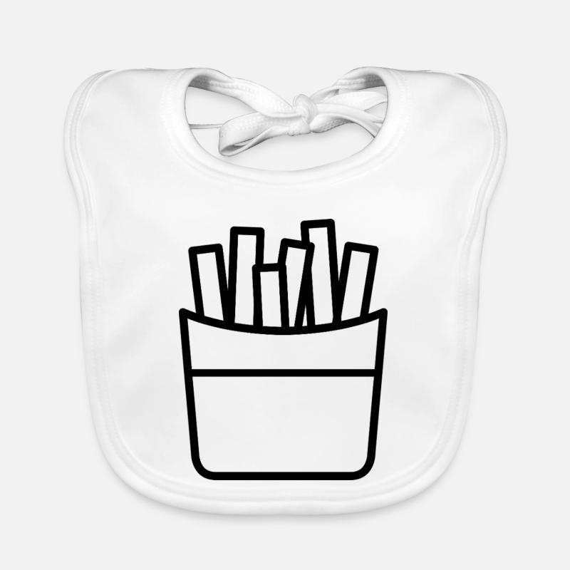 Frites Bavoir bio Bébé