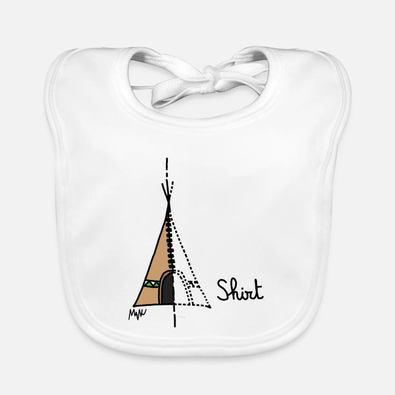 tipi shirt - Bavoir bio Bébé - blanc