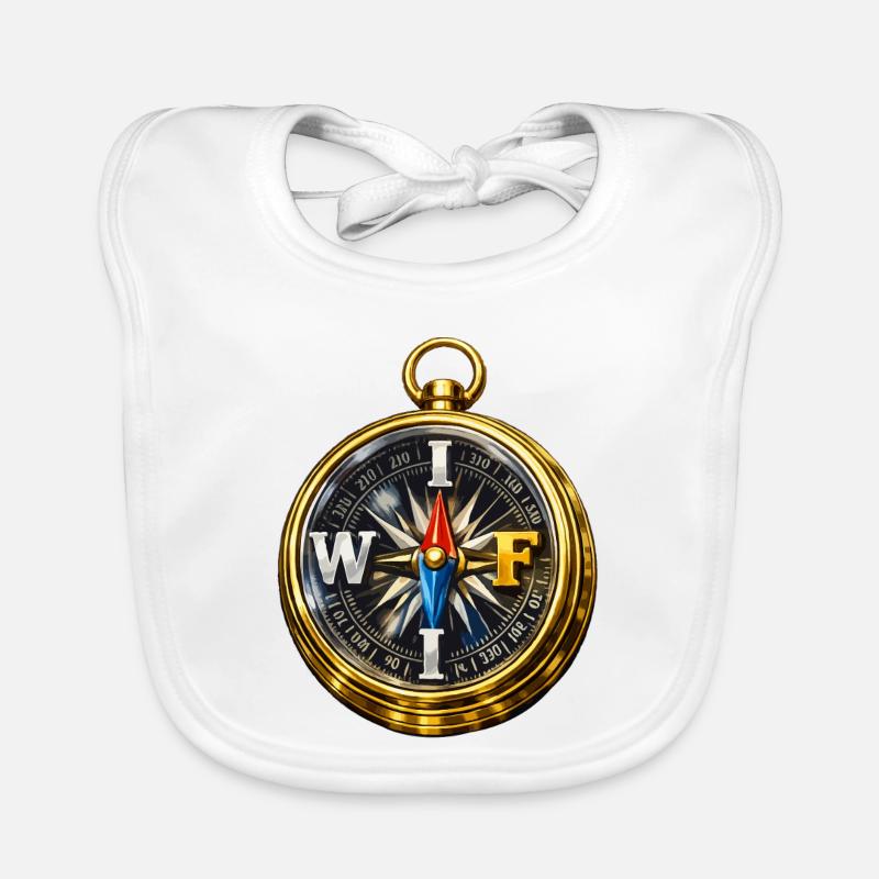 Compass with WIFI Organic Baby Bibs