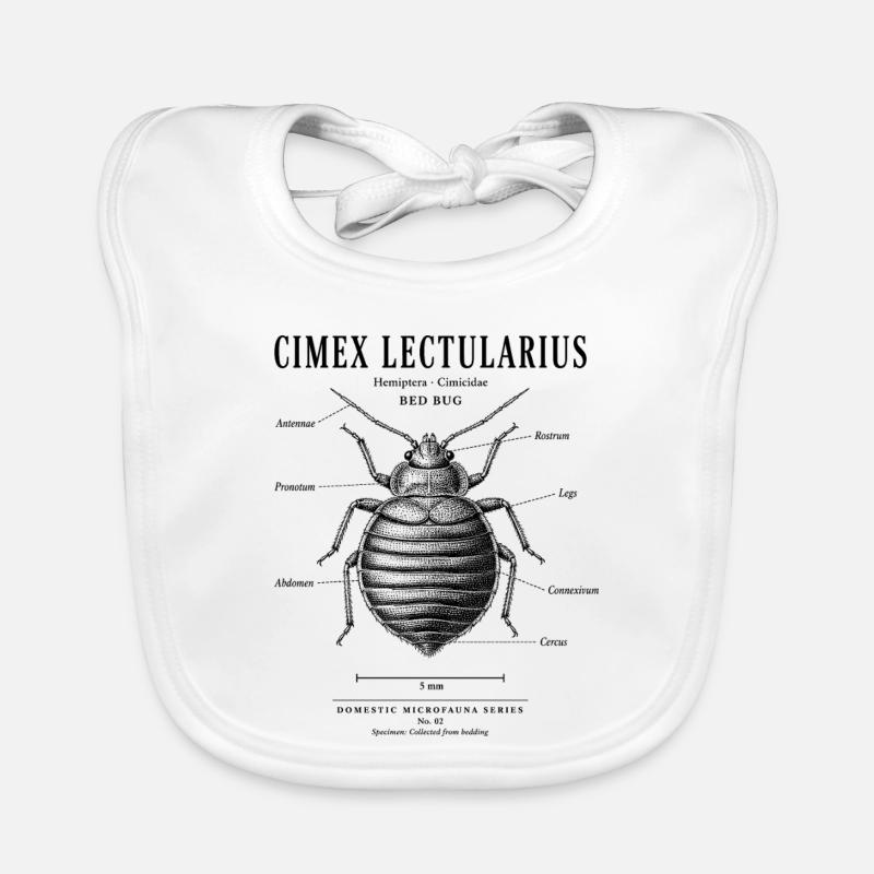 Punaise de lit – Microfaune domestique n° 02 Bavoir bio Bébé