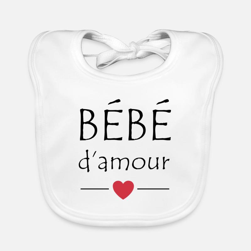 Bébé d'amour Bavoir bio Bébé