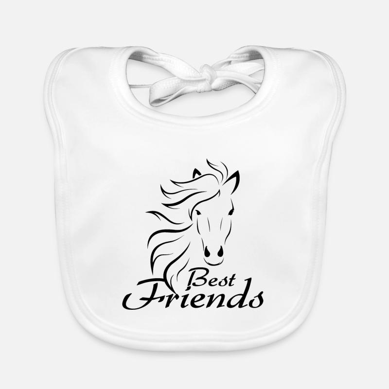 cheval Bavoir bio Bébé