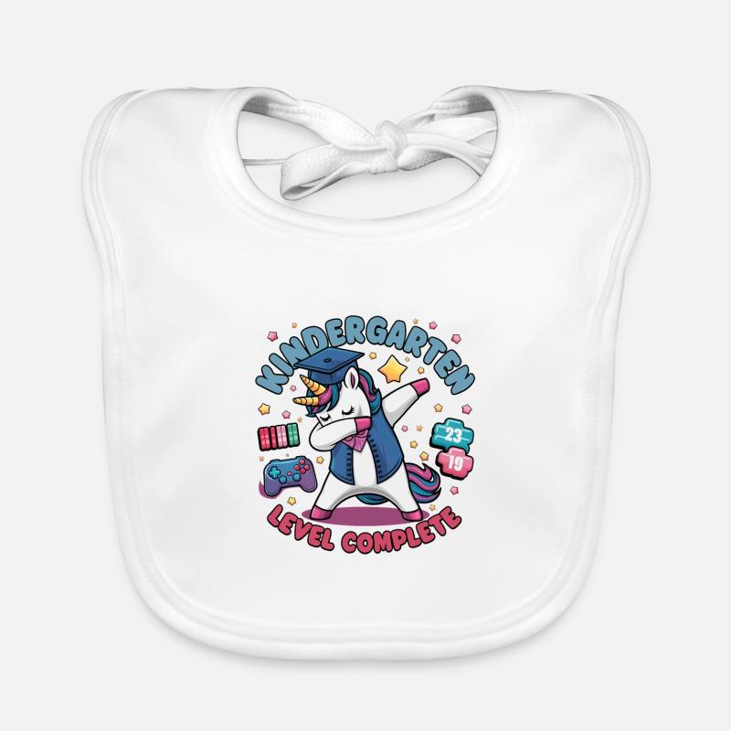 Kindergarten Level Complete - Einschulung Baby Bio-Lätzchen