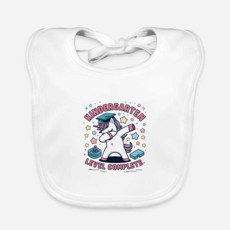 Kindergarten Level Complete - Einschulung Baby Bio-Lätzchen