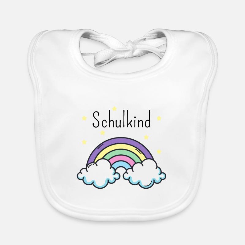 Back to school. Schulkind Organic Baby Bibs